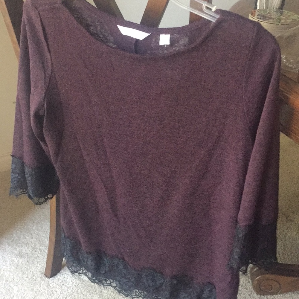 New York and company plum purple top